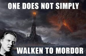 Boromir lord rings simply does not one mordor into walk lotr gif tenor gifs